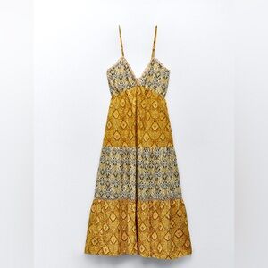 Printed Tiered Dress